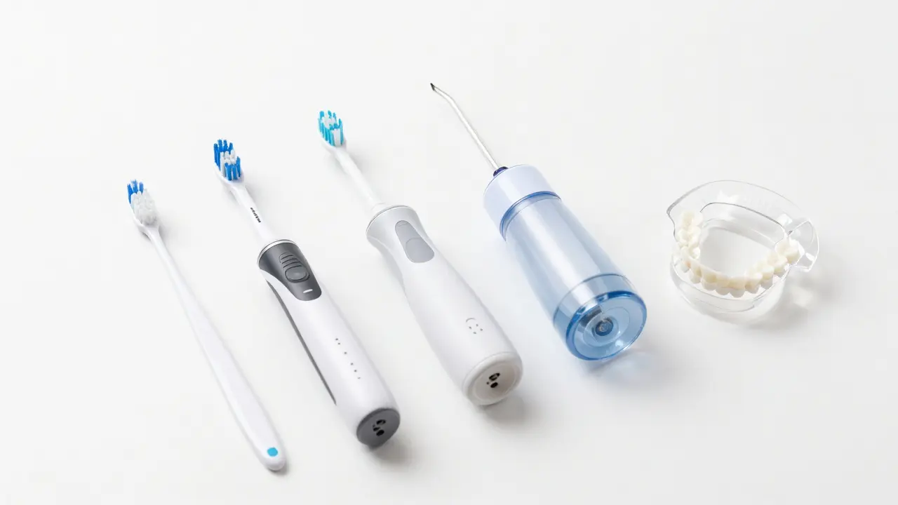 Nářadí pro ústní hygienu a ochranná chránička
