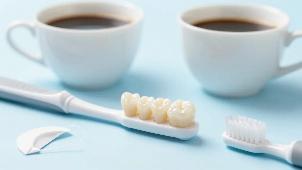 Zdravé zuby a hygienické potřeby pro péči o výplně