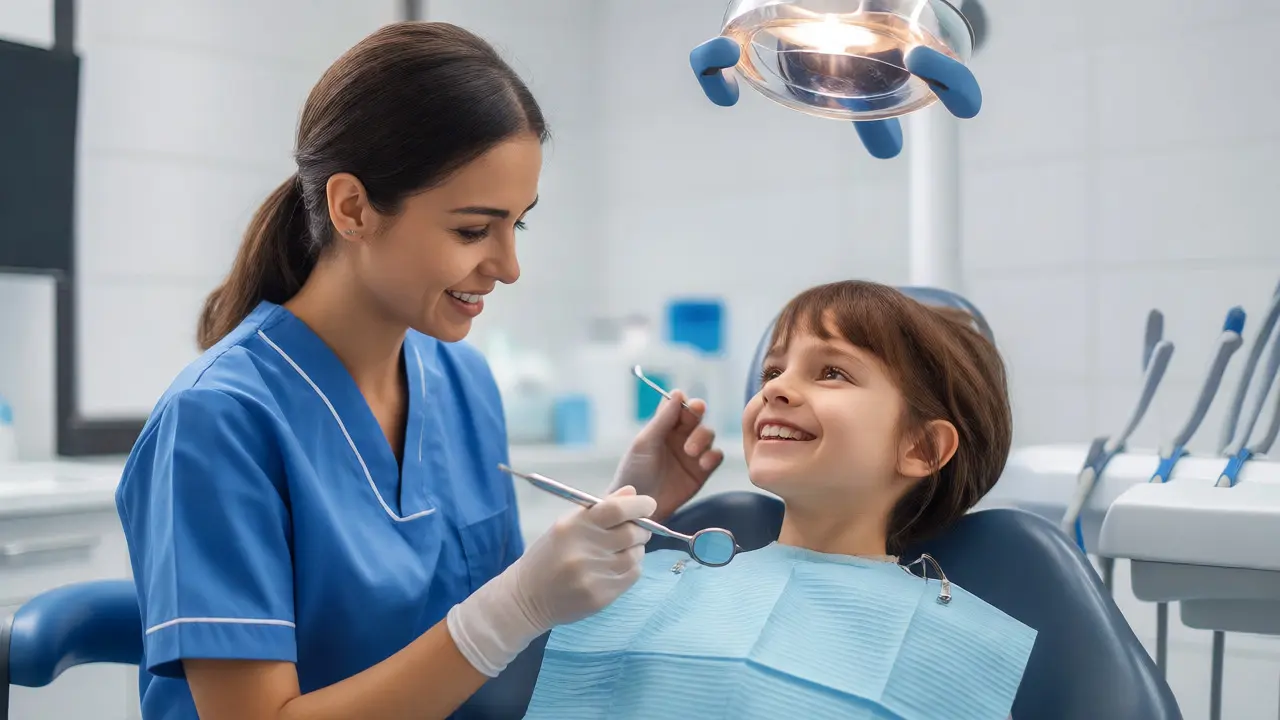 Dětská stomatologická prohlídka u hygienisty